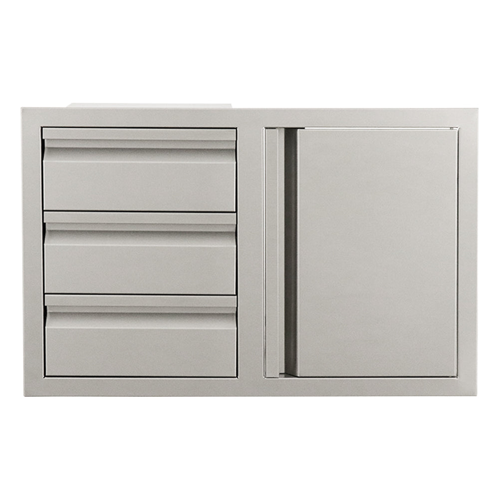 RCS Renaissance Triple Drawer with Single Door Combo - VDC2