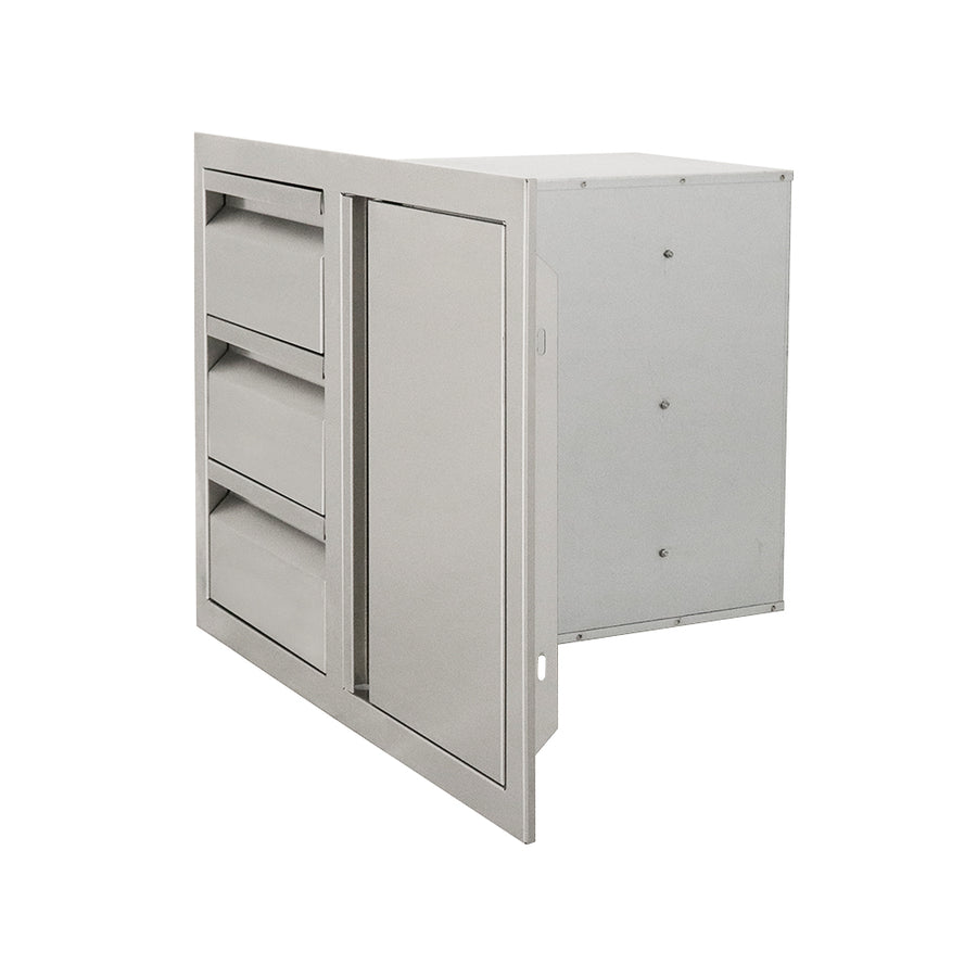 RCS Renaissance Triple Drawer with Single Door Combo - VDC2