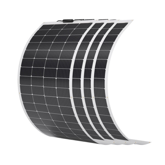 Renogy 4 Pieces 200 Watt 12 Volt Flexible Monocrystalline Solar Panel RSP200DB-72x4
