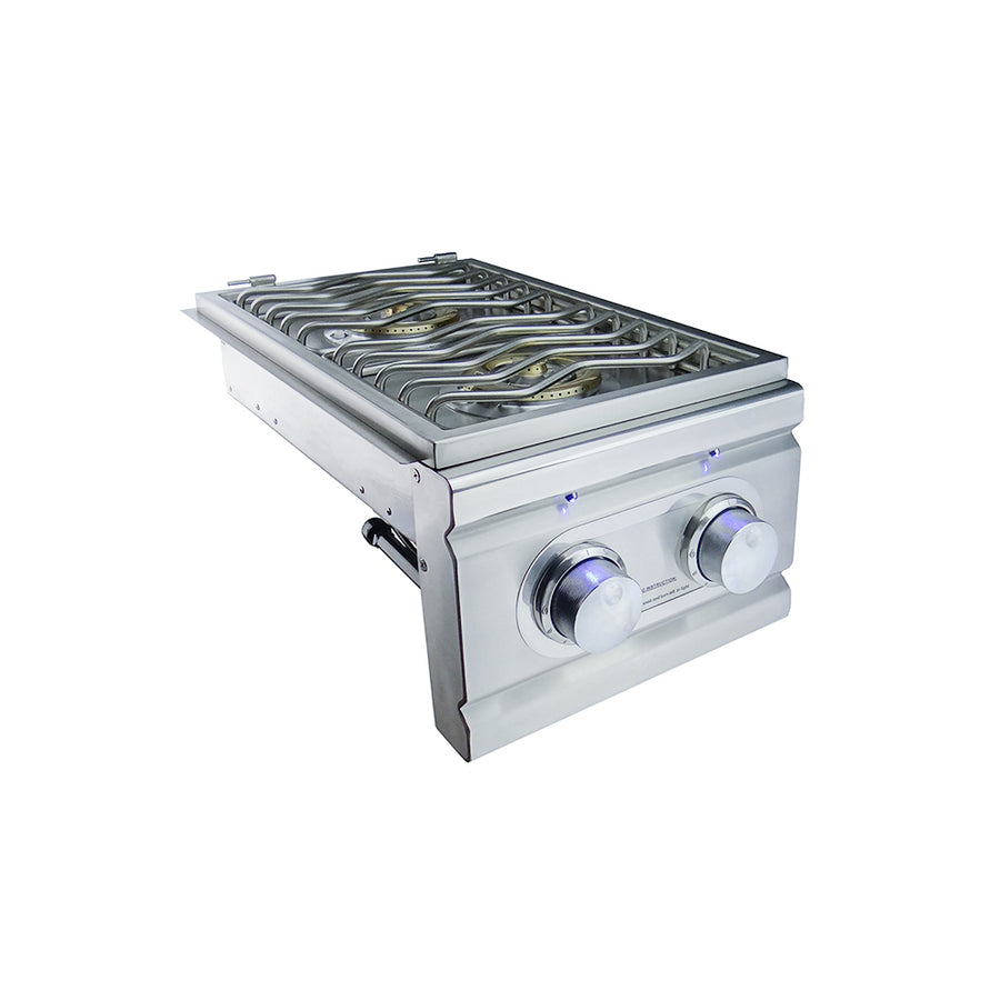RCS Renaissance Cutlass Pro Double Side Burner - RDB1EL