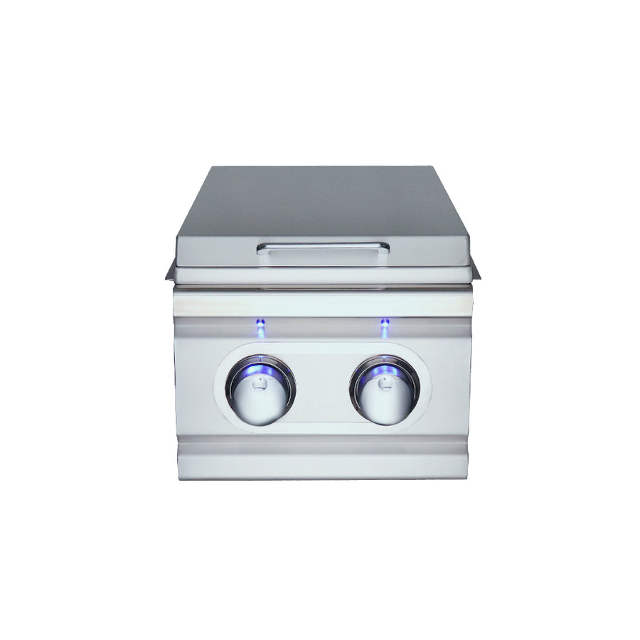 RCS Renaissance Cutlass Pro Double Side Burner - RDB1EL