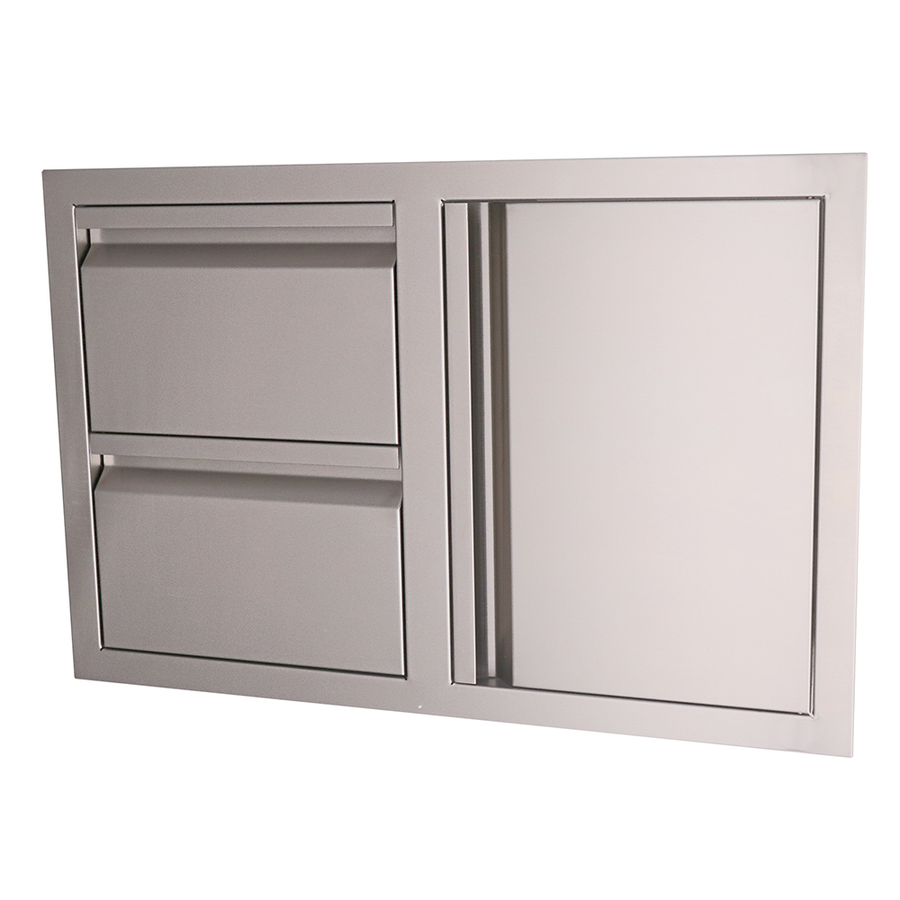RCS Renaissance Double Drawers with Single Door Combo - VDC1