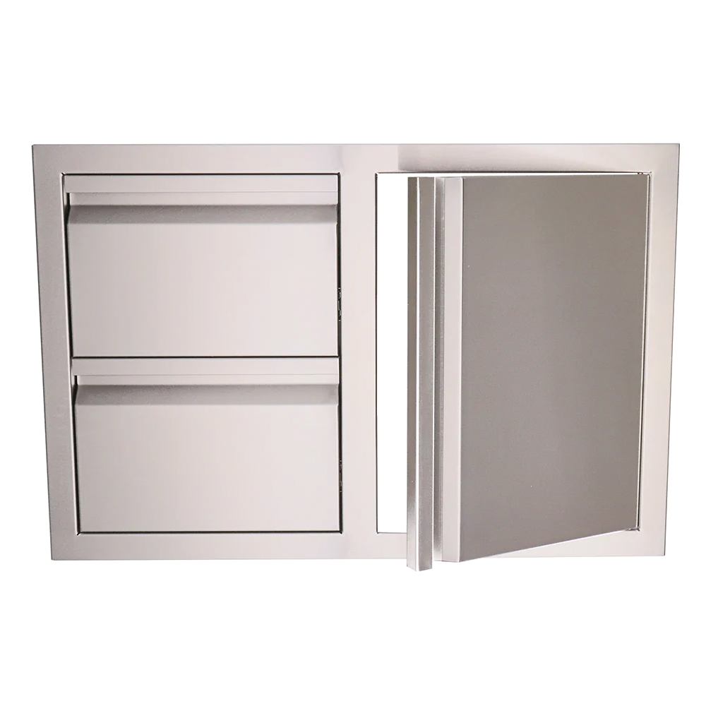 RCS Renaissance Double Drawers with Single Door Combo - VDC1