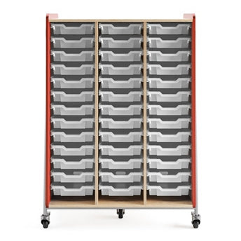 Safco Whiffle Triple Storage Cart - 60” 223988