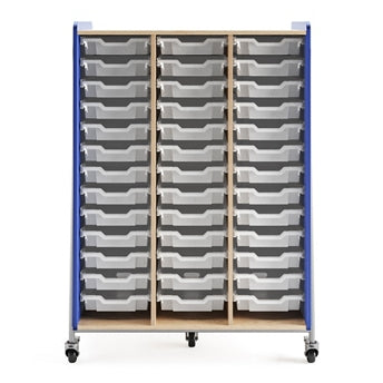 Safco Whiffle Triple Storage Cart - 60” 223988
