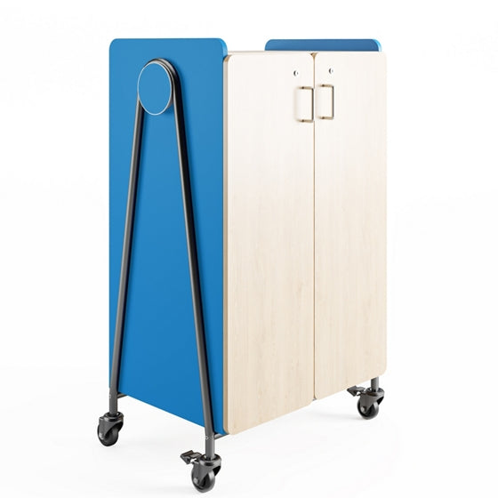 Safco Whiffle Double Combination Storage Cart - 48”H 223990