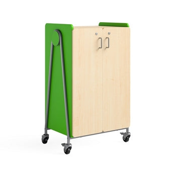 Safco Whiffle Double Combination Storage Cart - 48”H 223990