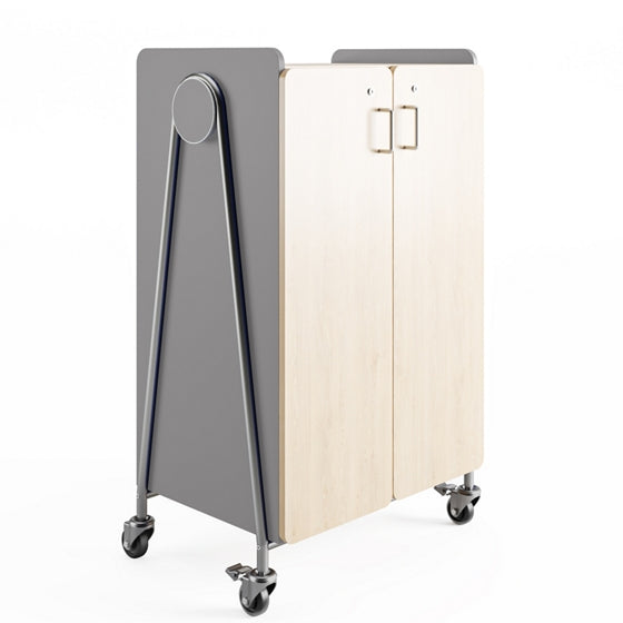 Safco Whiffle Double Combination Storage Cart - 48”H 223990