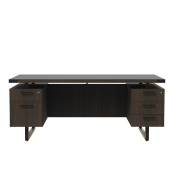Safco Mirella Double Pedestal Desk - 72"W 224005