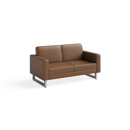 Safco Loveseat w/ Metal Legs 224739