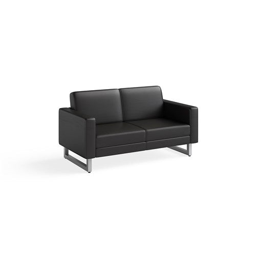 Safco Loveseat w/ Metal Legs 224739