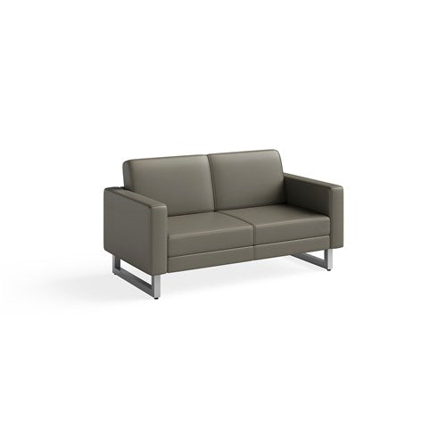 Safco Loveseat w/ Metal Legs 224739