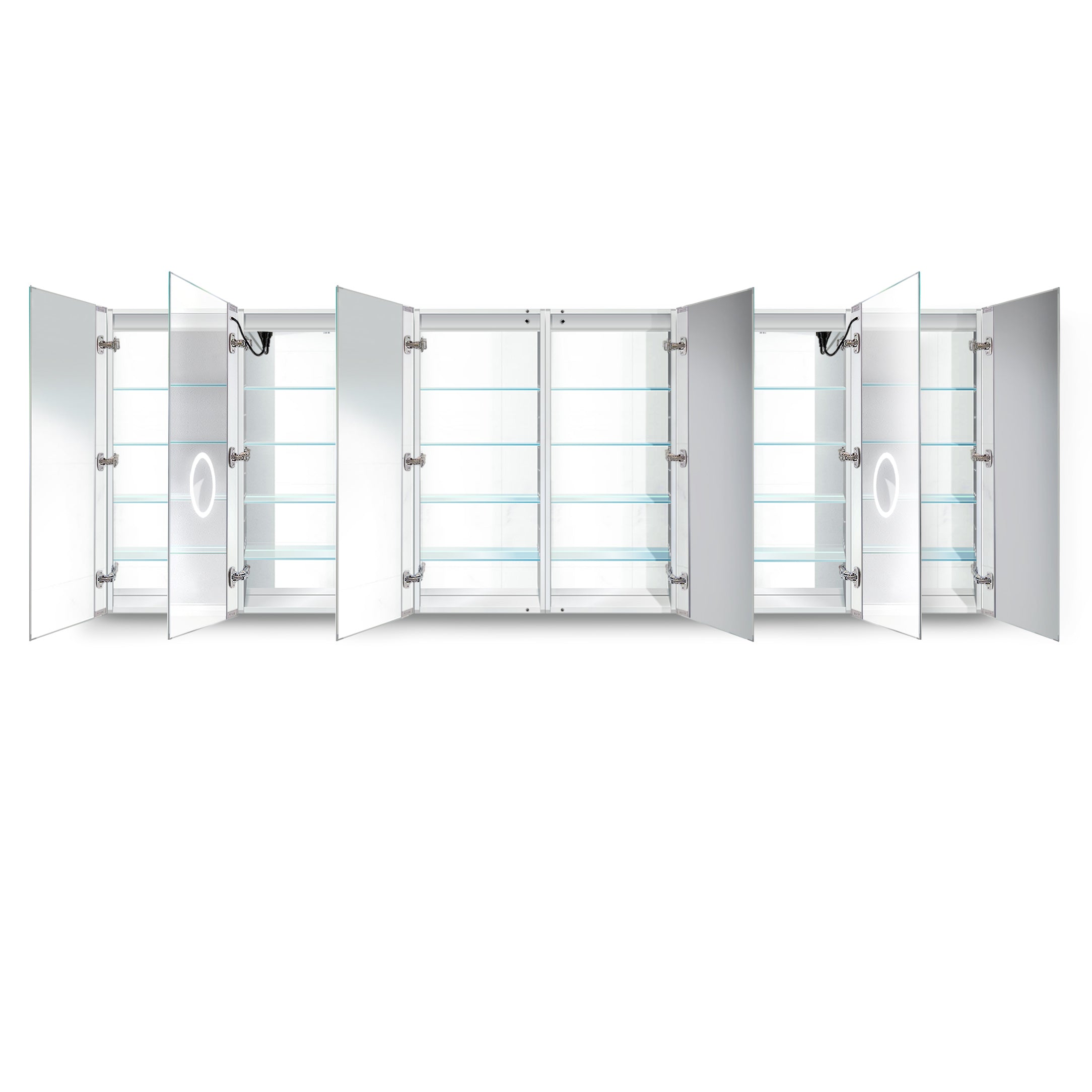 Krugg Svange Svange2442L 120″ X 42″ LED Medicine Cabinet w/Dimmer & Defogger