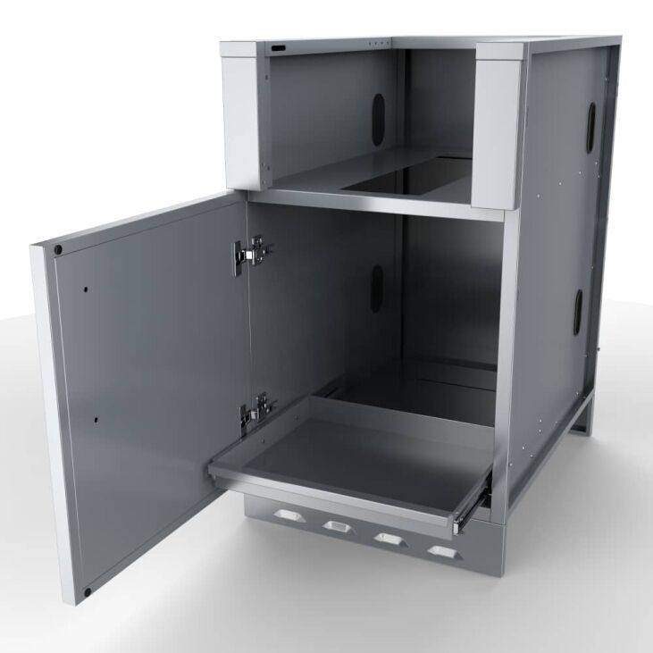 Sunstone 20″ Appliance Cabinet for UpTo 14-1/2 In. Cut-Out Width Appliance or BarStation w/Left Swing Door – SAC20CSDL