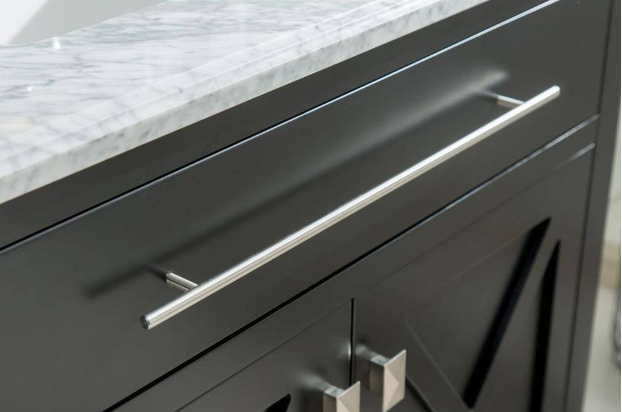 Laviva Wimbledon 60 in. W x 22 in. D x 34.5 in. H Bathroom Vanity in Espresso with White Carrara Marble Top