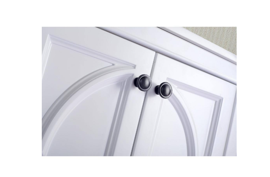 Laviva Odyssey 24 in. W x 22 in. D x 34.5 in. H Bathroom Vanity in White with White Quartz Top