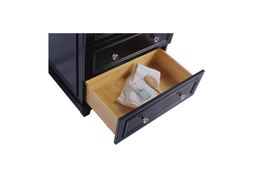 Laviva Luna 29.2 in. W x 21.6 in. D x 33.8 in. H Bath Vanity Cabinet without Top in Espresso