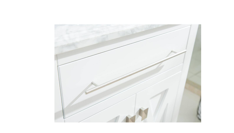 Laviva Wimbledon 23.25 in. W x 21.63 in. D x 33.88 in. H Bath Vanity Cabinet without Top in White
