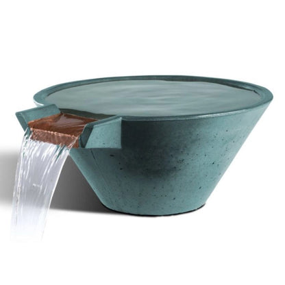 Slick Rock Concrete 29" Cascade Conical Water Bowl KCC29CNL