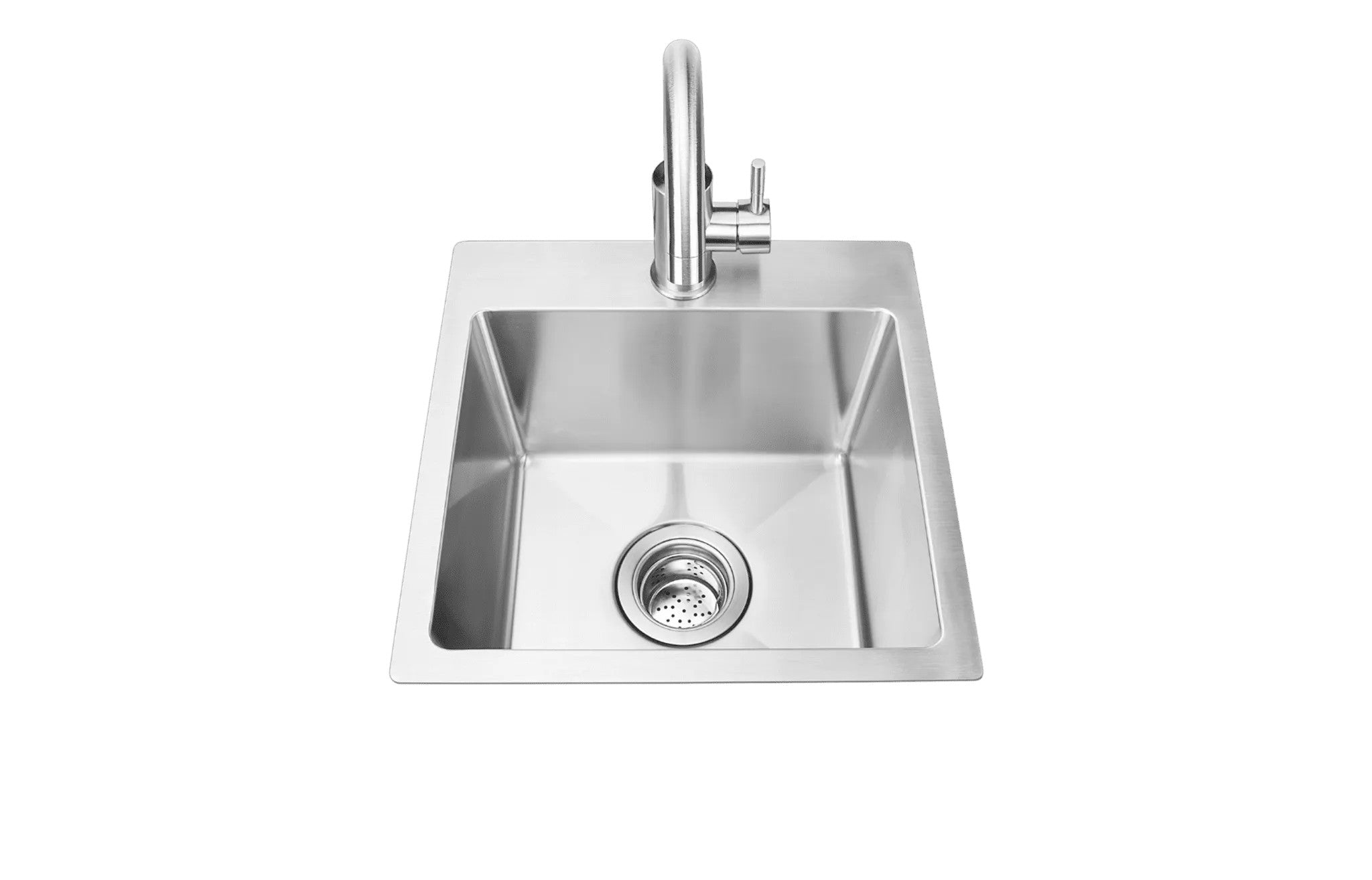 Bull 12516 - 15″ Premium Stainless-Steel Dual Mount Sink