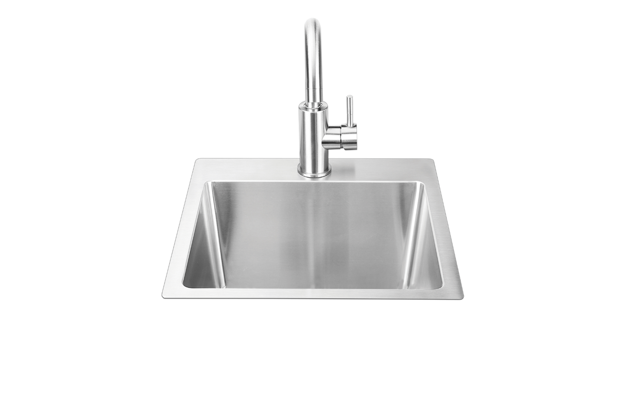 Bull 12516 - 15″ Premium Stainless-Steel Dual Mount Sink