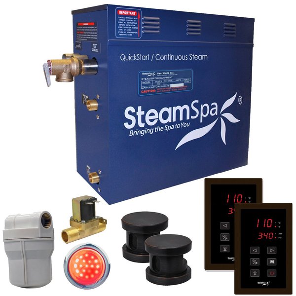 SteamSpa Royal 10.5 KW Bath Generator w/Auto Drain - Oil Rubbed Bronze RYT1050OB-A