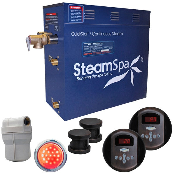 SteamSpa Royal 10.5 KW QuickStart Bath Generator in Oil Rubbed Bronze RY1050OB