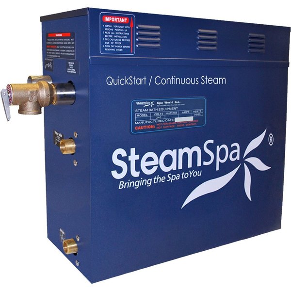 SteamSpa 6 KW QuickStart Acu-Steam Bath Generator D-600