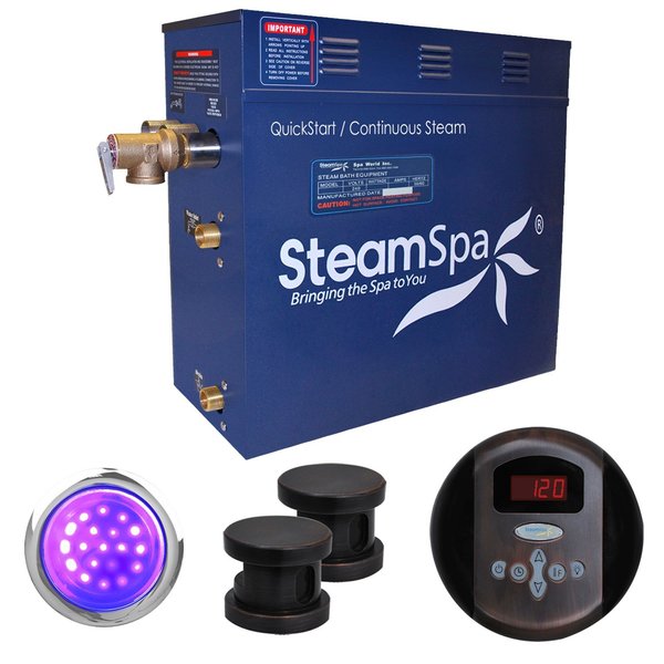 SteamSpa Indulgence 10.5 KW Bath Generator in Oil Rubbed Bronze IN1050OB