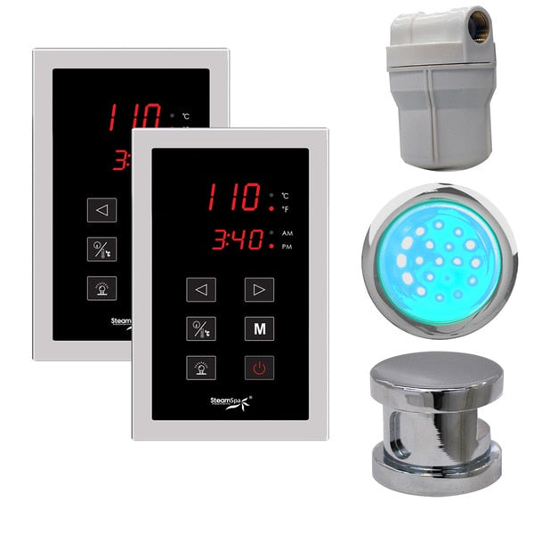 SteamSpa Royal Touch Panel Control Kit in Chrome RYTPKCH2