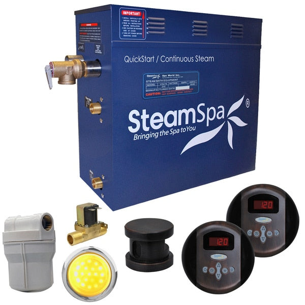 SteamSpa Royal 4.5 KW Bath Generator with Auto Drain-Oil Rubbed Bronze RY450OB-A