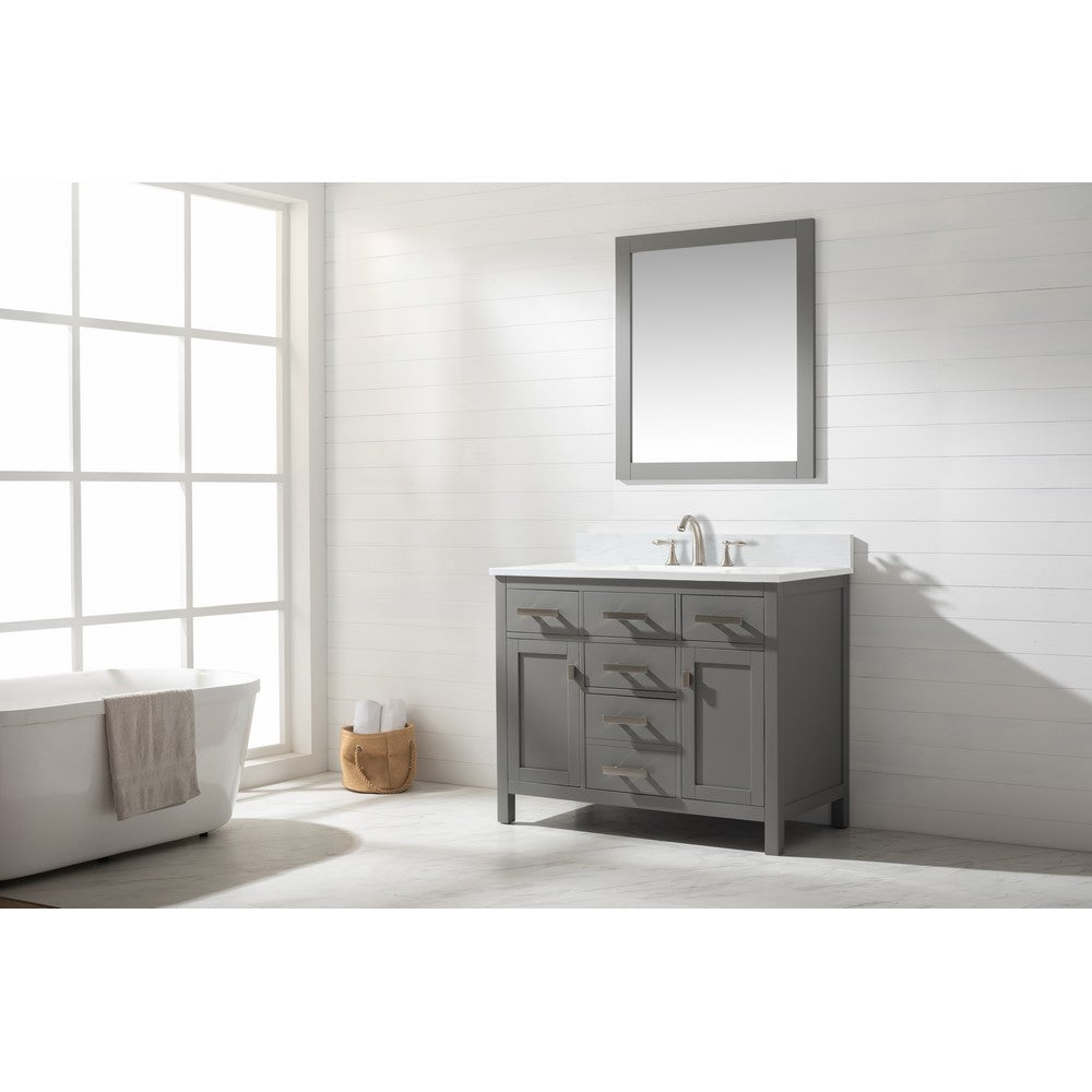 Design Element V01-42-GY Valentino 42 Inch Single Vanity