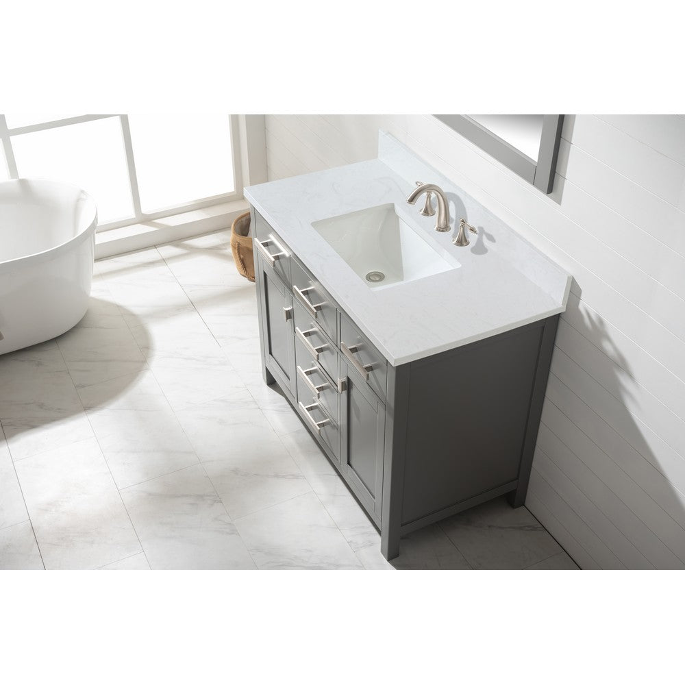Design Element V01-42-GY Valentino 42 Inch Single Vanity