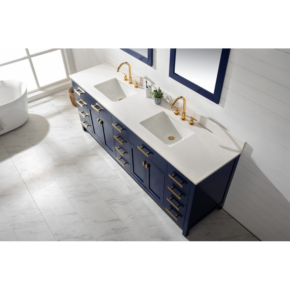 Design Element V01-84-BLU Valentino 84 Inch Double Sink Vanity