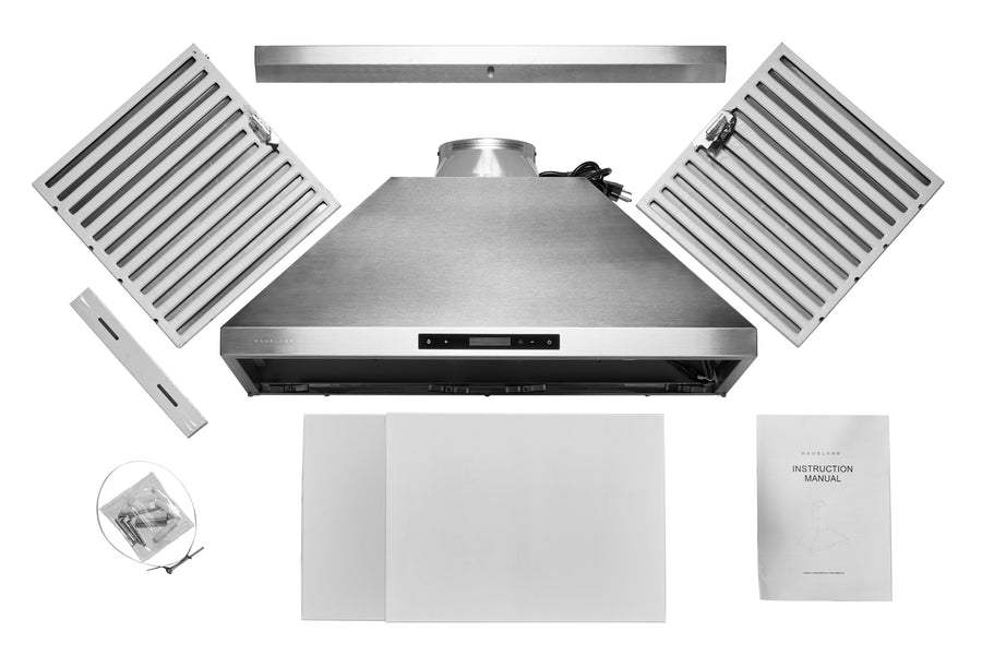 Hauslane WM-538 Convertible Wall Mount Range Hood