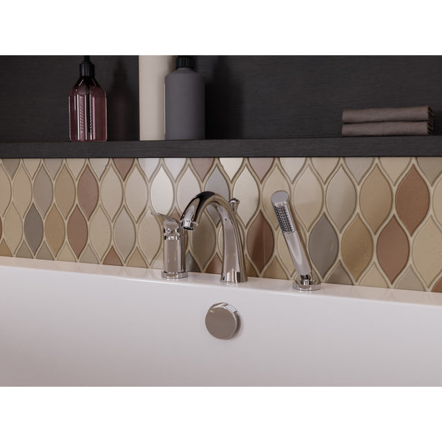 ANZZI Bank Series 5.41 ft. Freestanding Bathtub with Deck Mounted Faucet FT-FR112473CH