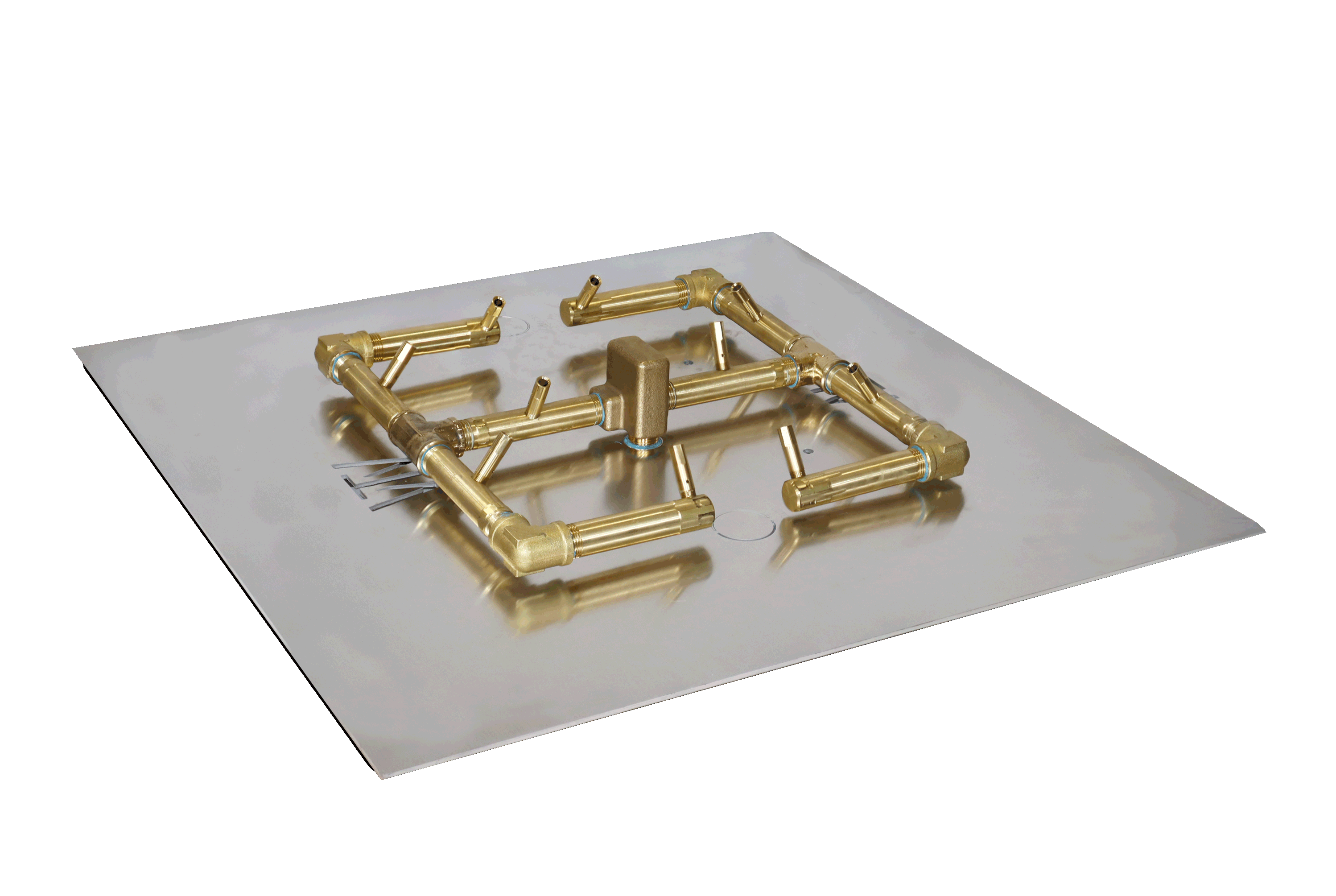 Warming Trends Crossfire Burner System with Square Pan CFB-ALPL-S-5