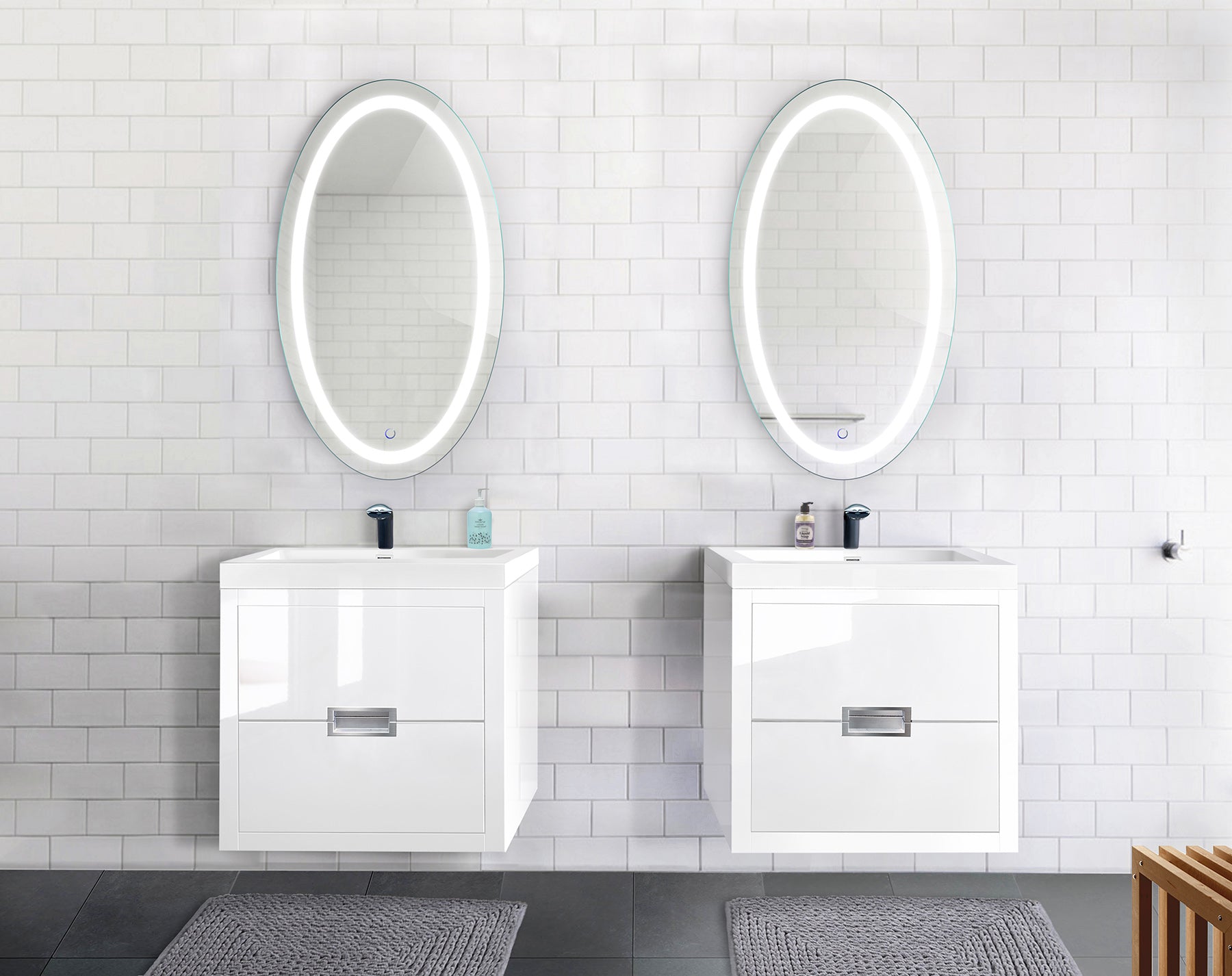 Krugg Icon 24″ x 42″ Oval Mirror ICON2442O