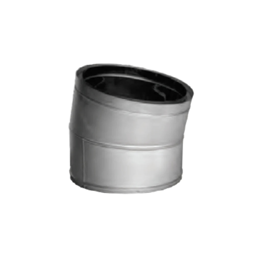 DuraVent DuraTech 10" Diameter 15-Degree All-Fuel Chimney Elbow - 10DT-E15