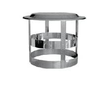 DuraVent DuraTech 12" Diameter Chimney Cap with Spark Arrestor - 12DT-VC