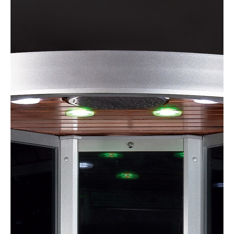 Ariel Platinum DZ963F8 Black Steam Shower