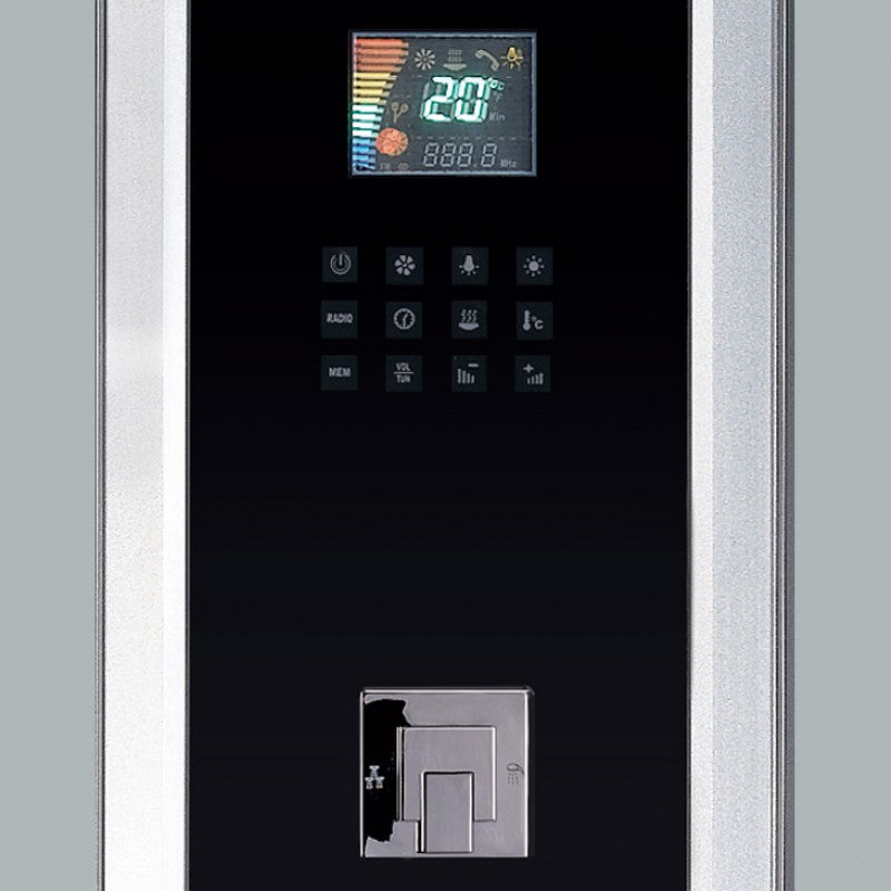 Ariel Platinum DZ963F8 Black Steam Shower