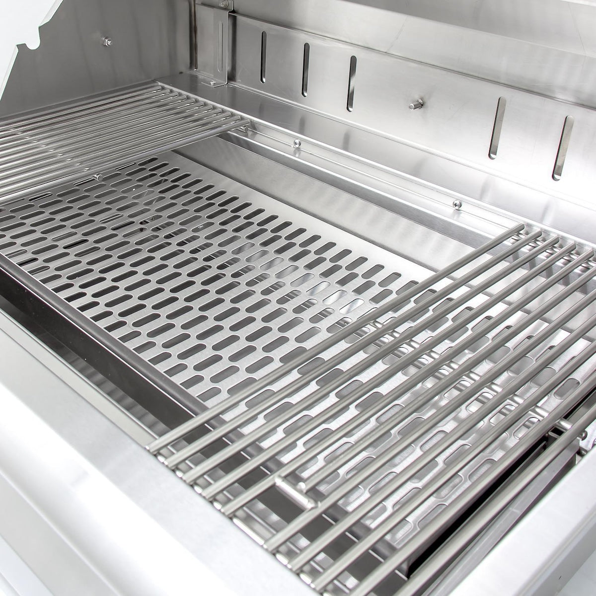 Blaze 32-Inch Built-In Stainless Steel Charcoal Grill w/ Adjustable Charcoal Tray - BLZ-4-CHAR