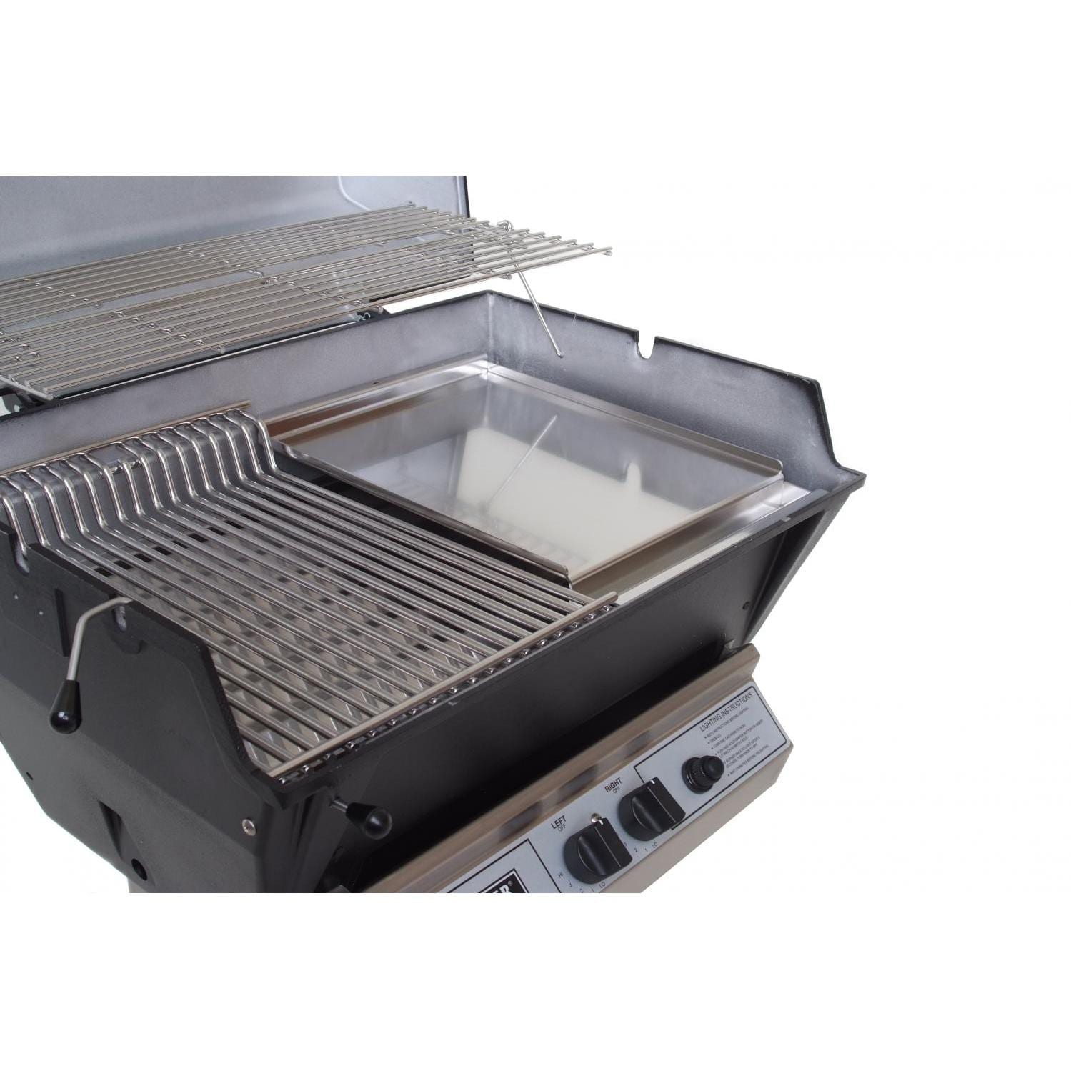 Broilmaster P3-SXN Super Premium Gas Grill On Black In-Ground Post