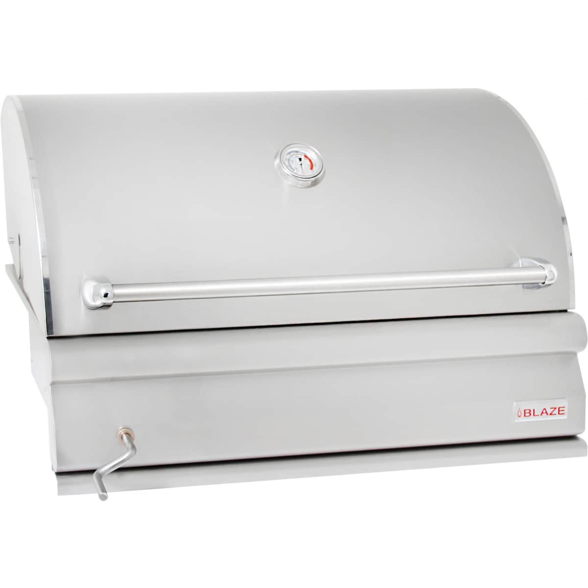 Blaze 32-Inch Built-In Stainless Steel Charcoal Grill w/ Adjustable Charcoal Tray - BLZ-4-CHAR