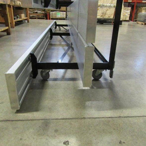 First Team Fanstand Indoor Tip-N-Roll Bleachers FAN2-1FP-TNR-9