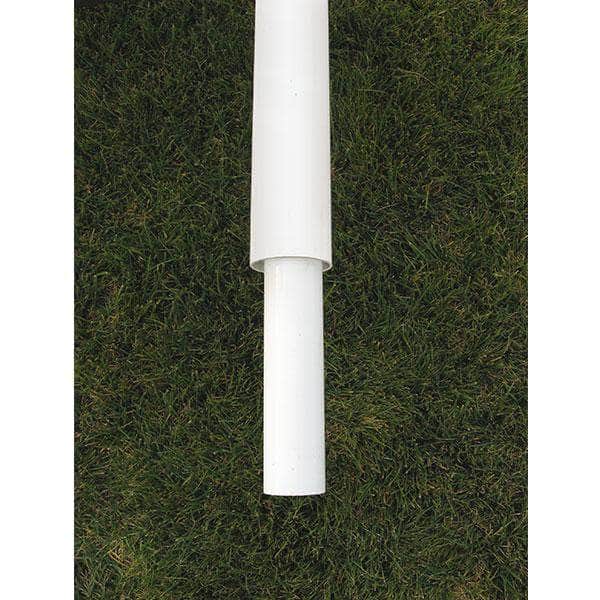 First Team Golden Goal 44 Square Aluminum Permanent Soccer Goal Golden Goal 44 Elite-PM-WH