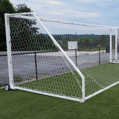 First Team Golden Goal 44 Square Aluminum Portable Soccer Goal Golden Goal 44 Elite-PB-WH