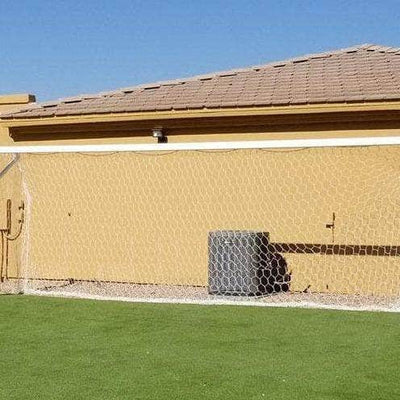 First Team Golden Goal 44 Square Aluminum Semi-Permanent Soccer Goal Golden Goal 44 Elite-SP-WH