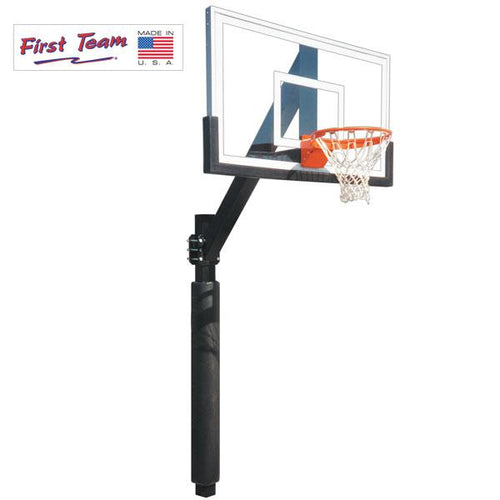 First Team Legend Jr. BP Fixed Height In Ground Basketball Goal Legend Jr. III-BP